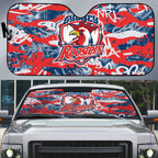 Sydney Roosters Rugby Auto Sun Shade Graffiti Typography Urban Camo Abstract Street Style