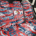 Sydney Roosters Rugby Back Car Seat Cover Graffiti Typography Urban Camo Abstract Street Style