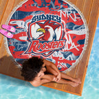 Sydney Roosters Rugby Beach Blanket Graffiti Typography Urban Camo Abstract Street Style