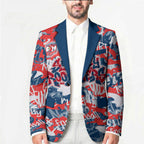 Sydney Roosters Rugby Blazer Graffiti Typography Urban Camo Abstract Street Style