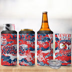 Sydney Roosters Rugby 4 in 1 Can Cooler Tumbler Graffiti Typography Urban Camo Abstract Street Style