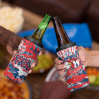 Sydney Roosters Rugby 4 in 1 Can Cooler Tumbler Graffiti Typography Urban Camo Abstract Street Style