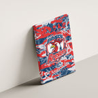 Sydney Roosters Rugby Canvas Wall Art Graffiti Typography Urban Camo Abstract Street Style