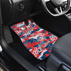 Sydney Roosters Rugby Car Mats Graffiti Typography Urban Camo Abstract Street Style