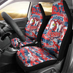 Sydney Roosters Rugby Car Seat Cover Graffiti Typography Urban Camo Abstract Street Style