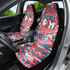 Sydney Roosters Rugby Car Seat Cover Graffiti Typography Urban Camo Abstract Street Style