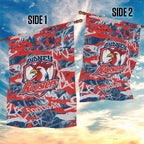 Sydney Roosters Rugby Garden Flag Graffiti Typography Urban Camo Abstract Street Style