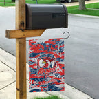 Sydney Roosters Rugby Garden Flag Graffiti Typography Urban Camo Abstract Street Style