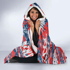 Sydney Roosters Rugby Hooded Blanket Graffiti Typography Urban Camo Abstract Street Style