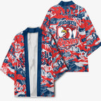 Sydney Roosters Rugby Kimono Graffiti Typography Urban Camo Abstract Street Style