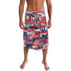 Sydney Roosters Rugby Lavalava Graffiti Typography Urban Camo Abstract Street Style