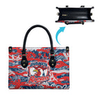 Sydney Roosters Rugby Leather Bag Graffiti Typography Urban Camo Abstract Street Style