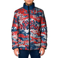 Sydney Roosters Rugby Padded Jacket Graffiti Typography Urban Camo Abstract Street Style