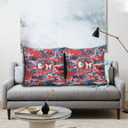 Sydney Roosters Rugby Pillow Cover Graffiti Typography Urban Camo Abstract Street Style