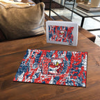 Sydney Roosters Rugby Puzzle Graffiti Typography Urban Camo Abstract Street Style
