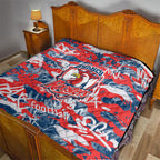 Sydney Roosters Rugby Quilt Graffiti Typography Urban Camo Abstract Street Style