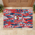 Sydney Roosters Rugby Rubber Doormat Graffiti Typography Urban Camo Abstract Street Style