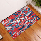 Sydney Roosters Rugby Rubber Doormat Graffiti Typography Urban Camo Abstract Street Style