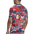 Sydney Roosters Rugby Rugby Jersey Graffiti Typography Urban Camo Abstract Street Style