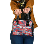 Sydney Roosters Rugby Shoulder Handbag Graffiti Typography Urban Camo Abstract Street Style