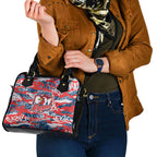 Sydney Roosters Rugby Shoulder Handbag Graffiti Typography Urban Camo Abstract Street Style