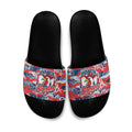 Sydney Roosters Rugby Slide Sandals Graffiti Typography Urban Camo Abstract Street Style