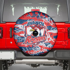 Sydney Roosters Rugby Spare Tire Cover Graffiti Typography Urban Camo Abstract Street Style