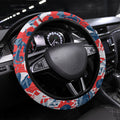 Sydney Roosters Rugby Steering Wheel Cover Graffiti Typography Urban Camo Abstract Street Style