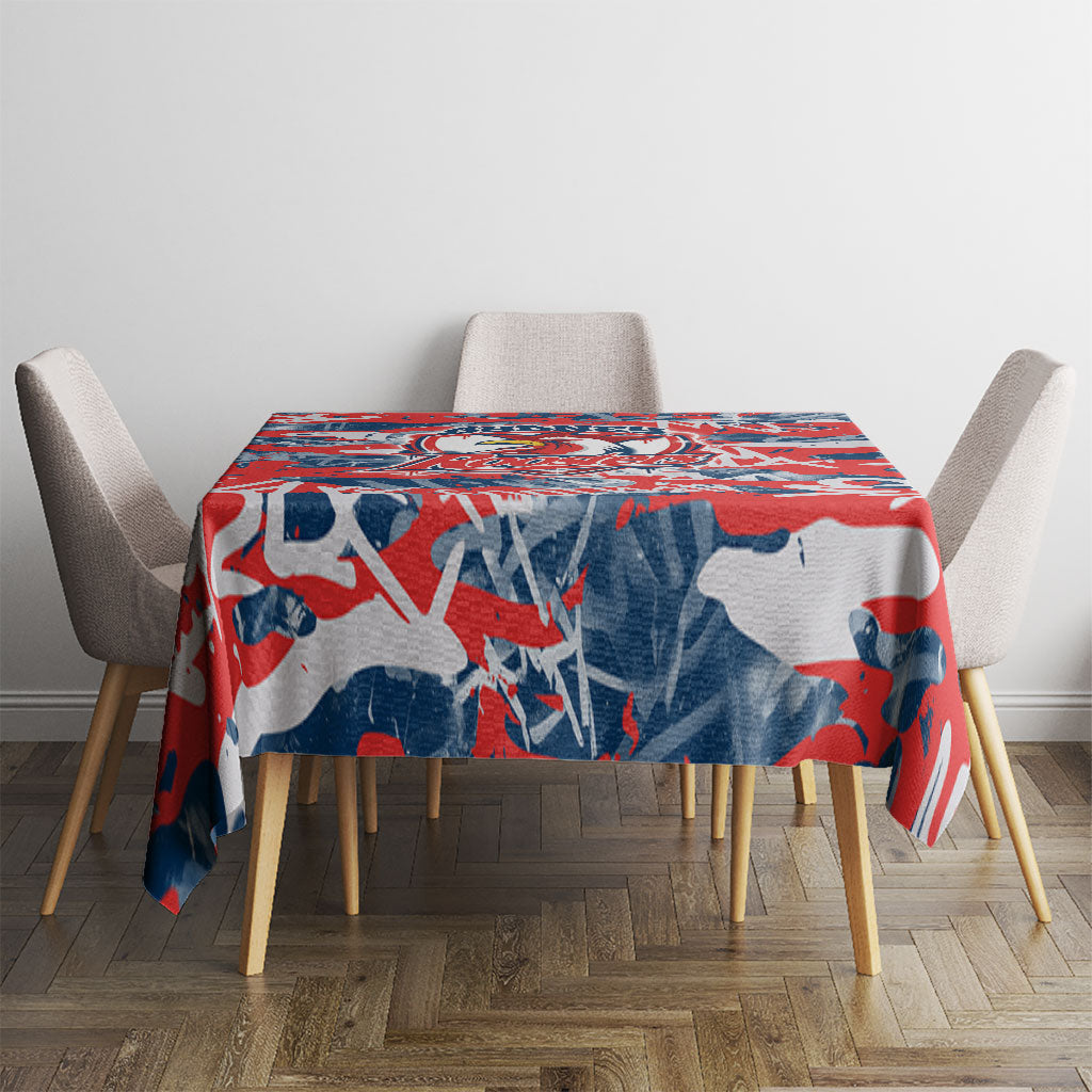 Sydney Roosters Rugby Tablecloth Graffiti Typography Urban Camo Abstract Street Style