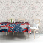Sydney Roosters Rugby Tablecloth Graffiti Typography Urban Camo Abstract Street Style