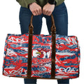Sydney Roosters Rugby Travel Bag Graffiti Typography Urban Camo Abstract Street Style