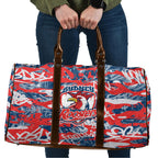 Sydney Roosters Rugby Travel Bag Graffiti Typography Urban Camo Abstract Street Style