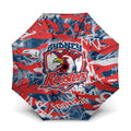Sydney Roosters Rugby Umbrella Graffiti Typography Urban Camo Abstract Street Style