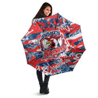 Sydney Roosters Rugby Umbrella Graffiti Typography Urban Camo Abstract Street Style