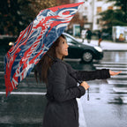 Sydney Roosters Rugby Umbrella Graffiti Typography Urban Camo Abstract Street Style