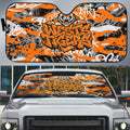 Wests Tigers Rugby Auto Sun Shade Graffiti Typography Urban Camo Abstract Street Style