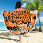 Wests Tigers Rugby Beach Blanket Graffiti Typography Urban Camo Abstract Street Style
