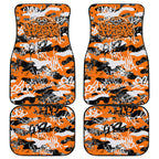 Wests Tigers Rugby Car Mats Graffiti Typography Urban Camo Abstract Street Style