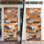 Wests Tigers Rugby Door Cover Graffiti Typography Urban Camo Abstract Street Style