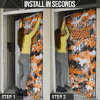 Wests Tigers Rugby Door Cover Graffiti Typography Urban Camo Abstract Street Style