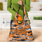 Wests Tigers Rugby Grocery Bag Graffiti Typography Urban Camo Abstract Street Style
