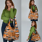 Wests Tigers Rugby Grocery Bag Graffiti Typography Urban Camo Abstract Street Style