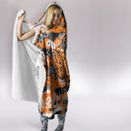 Wests Tigers Rugby Hooded Blanket Graffiti Typography Urban Camo Abstract Street Style