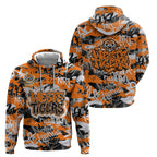 Wests Tigers Rugby Hoodie Graffiti Typography Urban Camo Abstract Street Style