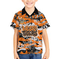 Wests Tigers Rugby Kid Hawaiian Shirt Graffiti Typography Urban Camo Abstract Street Style