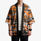 Wests Tigers Rugby Kimono Graffiti Typography Urban Camo Abstract Street Style
