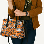 Wests Tigers Rugby Leather Bag Graffiti Typography Urban Camo Abstract Street Style