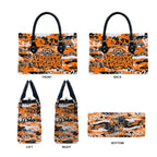 Wests Tigers Rugby Leather Bag Graffiti Typography Urban Camo Abstract Street Style