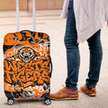 Wests Tigers Rugby Luggage Cover Graffiti Typography Urban Camo Abstract Street Style