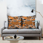 Wests Tigers Rugby Pillow Cover Graffiti Typography Urban Camo Abstract Street Style